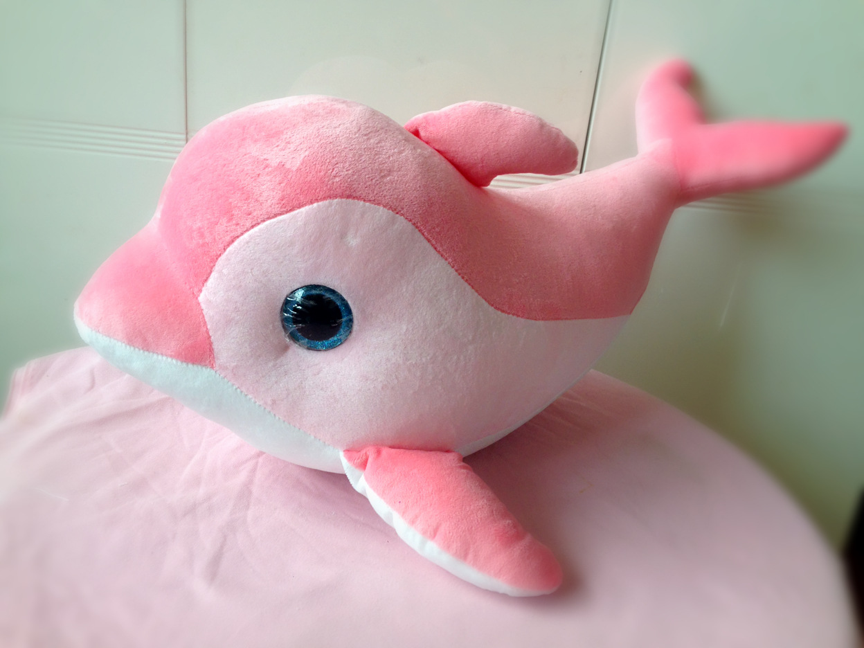 可爱海豚超大号公仔海洋世界布娃娃毛绒玩具玩偶儿童生日