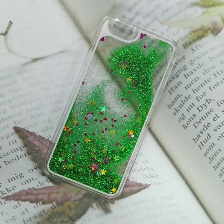 iphone6s手机套 流沙星星液体壳 来图定制 厂家直批iphone6手机壳