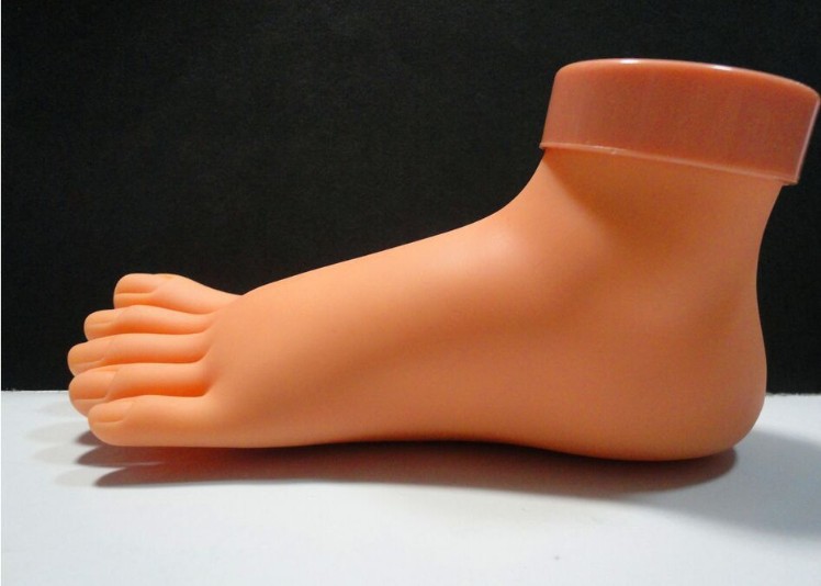 美甲假脚 美甲练习脚 脚模 展示脚模 脚