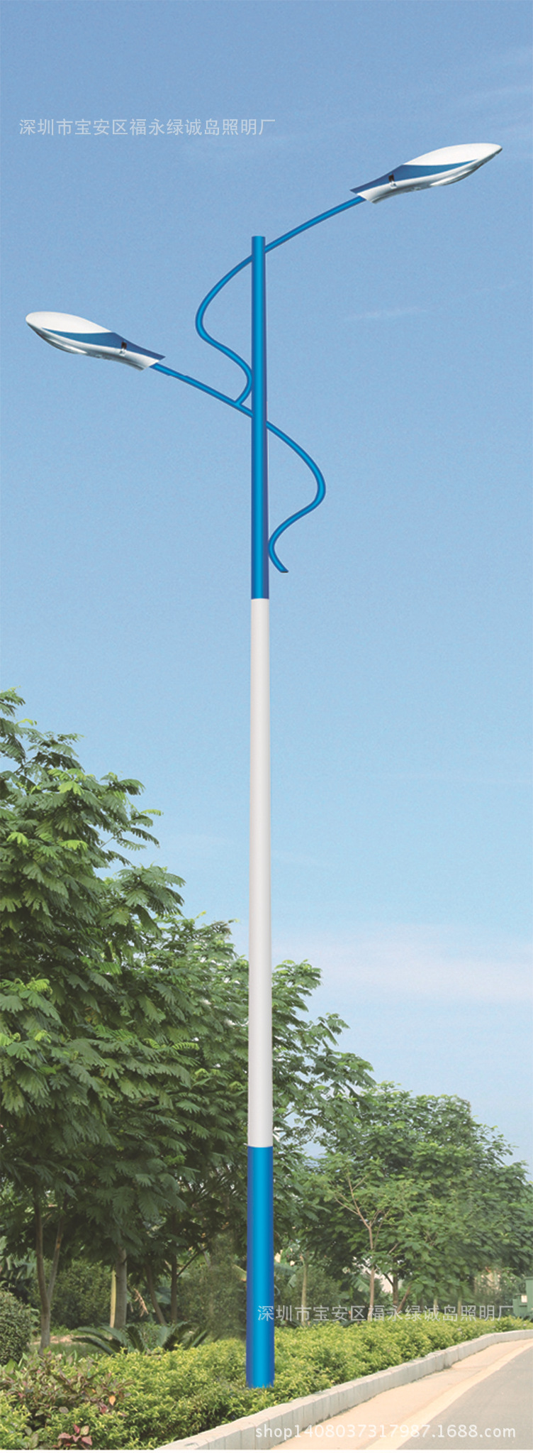灯杆造型灯led 路灯杆5米单臂 路灯杆