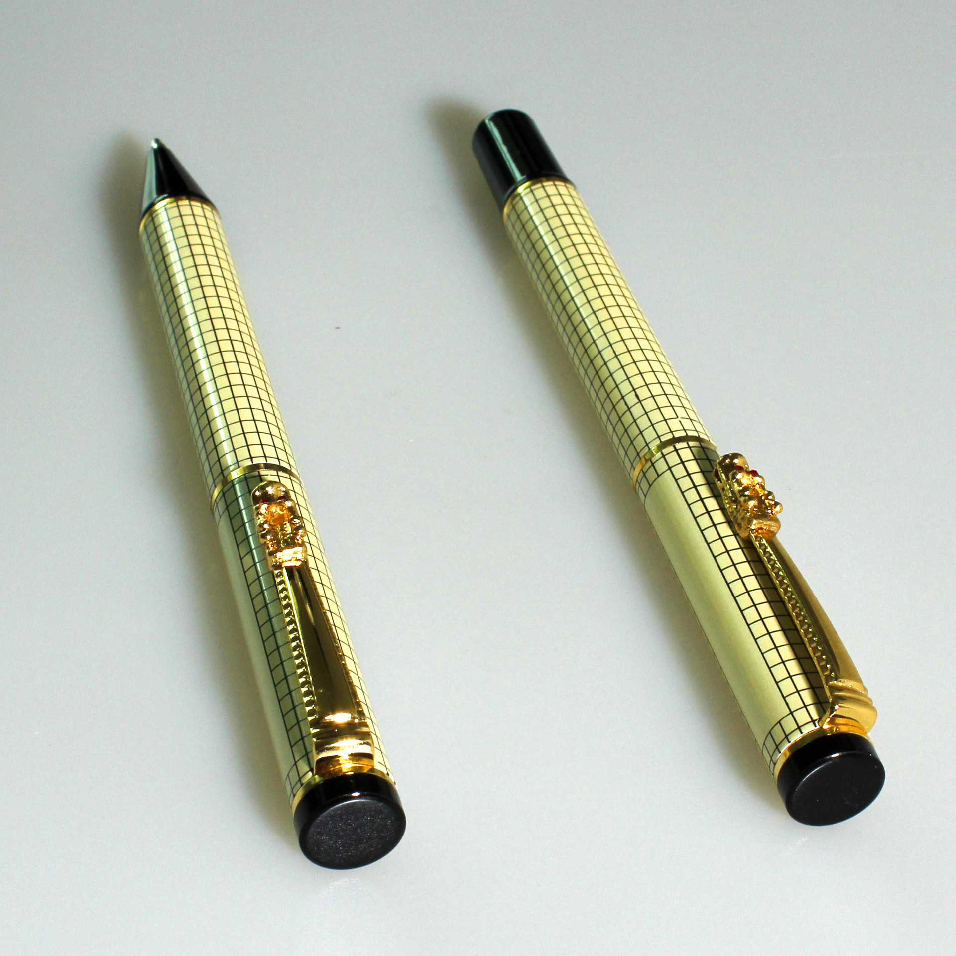 新款特价金属圆珠笔 定做商务办公签字专用水性宝珠笔 可加印logo