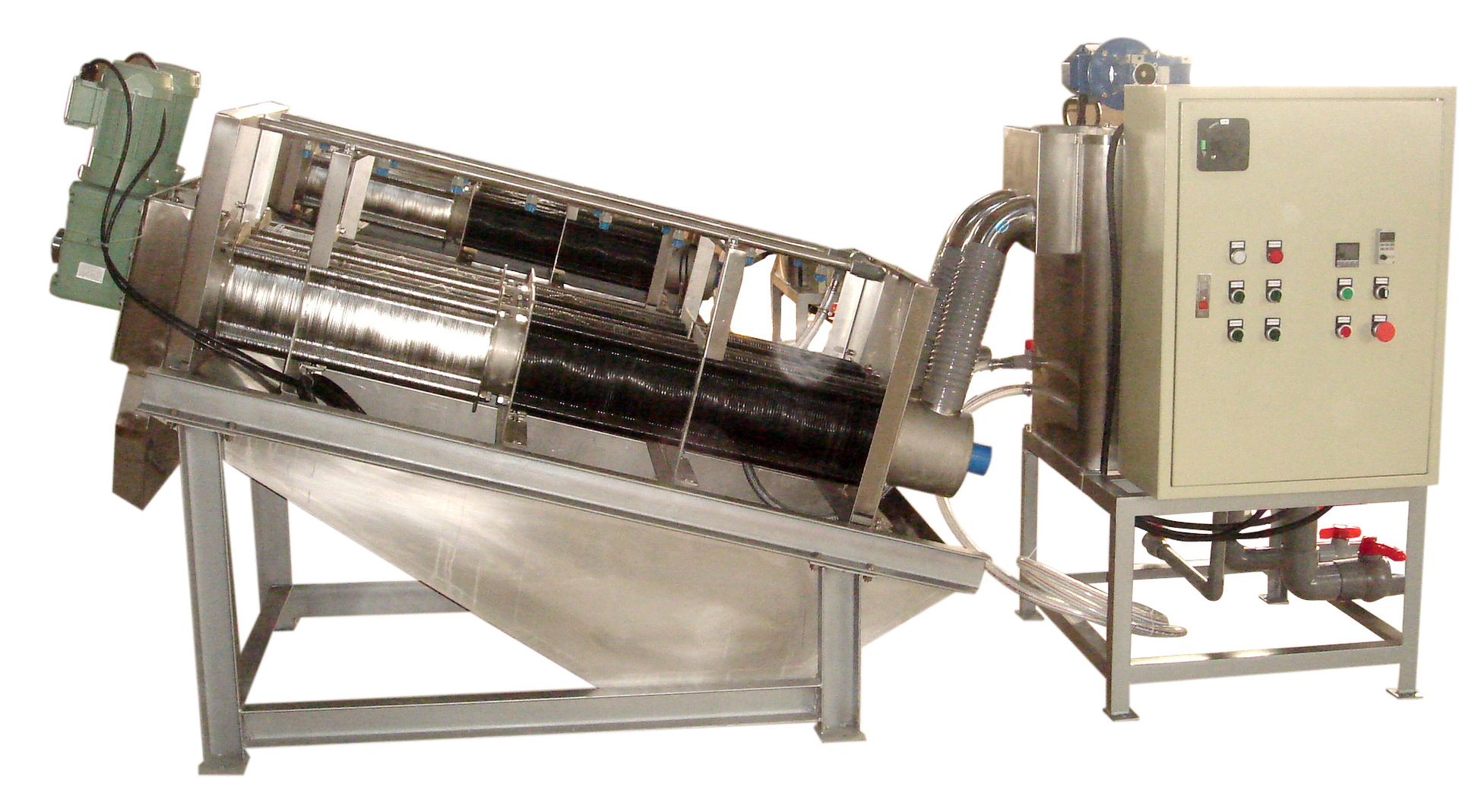 污水处理设备叠螺式污泥脱水机 脱水一体机 污泥脱水