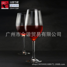 弓箭乐美雅高诺新款 水晶玻璃葡萄酒杯 旷世高脚杯35cl 冷切口