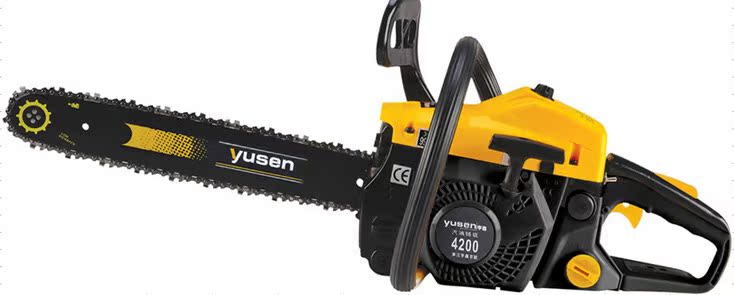 宇森ys-4200汽油锯 伐木锯 16寸汽油链锯 大功率油锯配进口链条