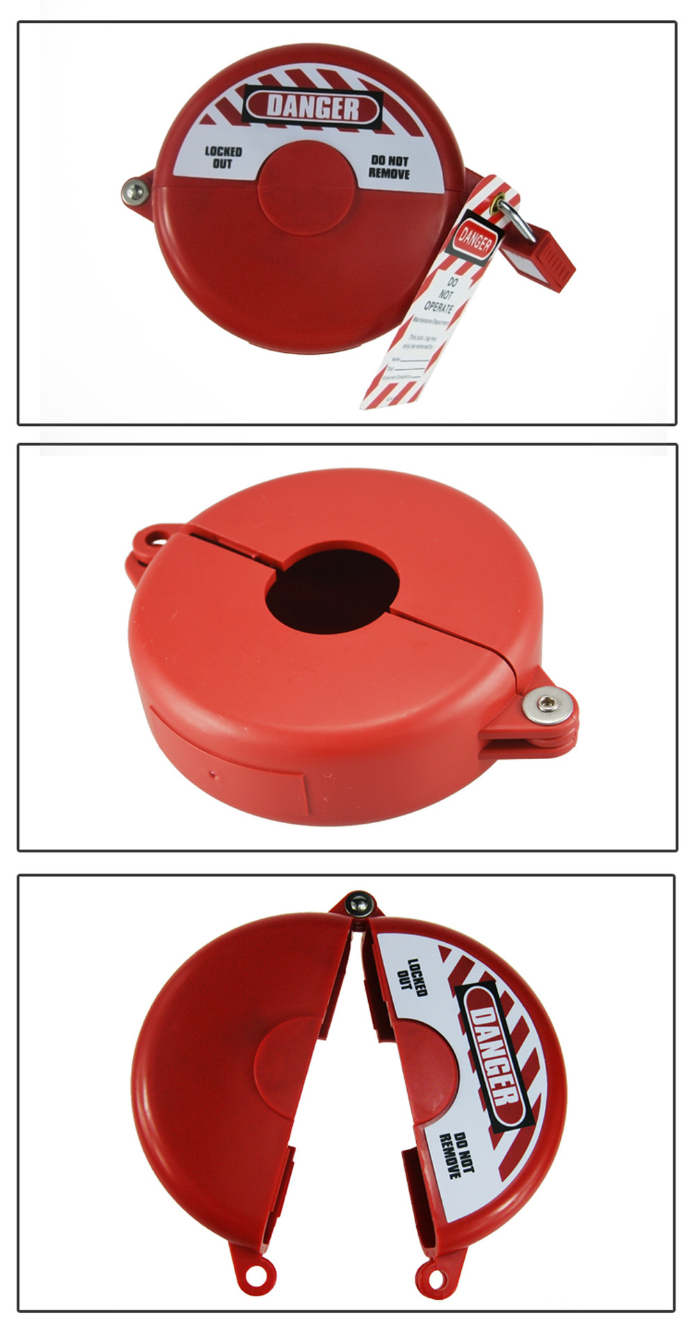 闸阀锁阀门锁闸阀锁ban-f15尼龙维修锁定贝安锁具273mm-355mm