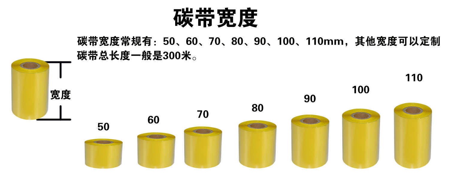 黄色碳带宽度