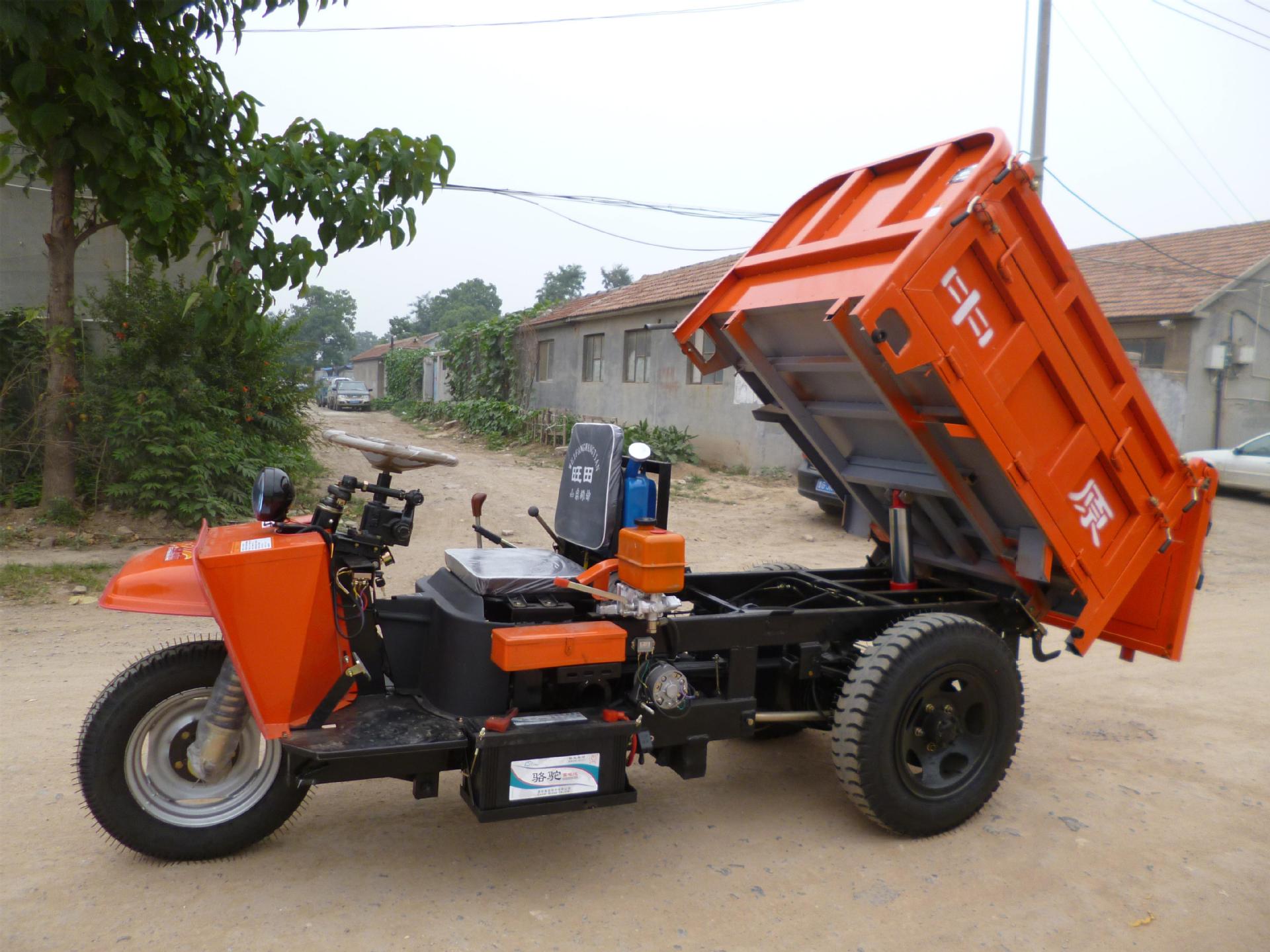 建筑工地三轮车 柴油翻斗自卸三轮车 工程三轮车上牌照的三轮车
