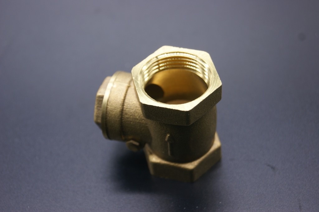 厂家供应dn15-dn65内螺纹黄铜止回阀 内螺纹卧式单向阀止回逆水阀