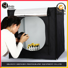 摄影棚50LED小型摄影棚套装 淘宝摄影棚小型LED摄影灯