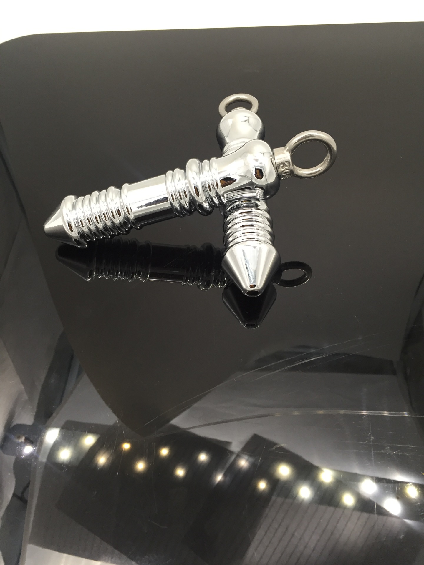 不锈钢金属拉吊环肛塞拴后庭按摩成人情趣用品