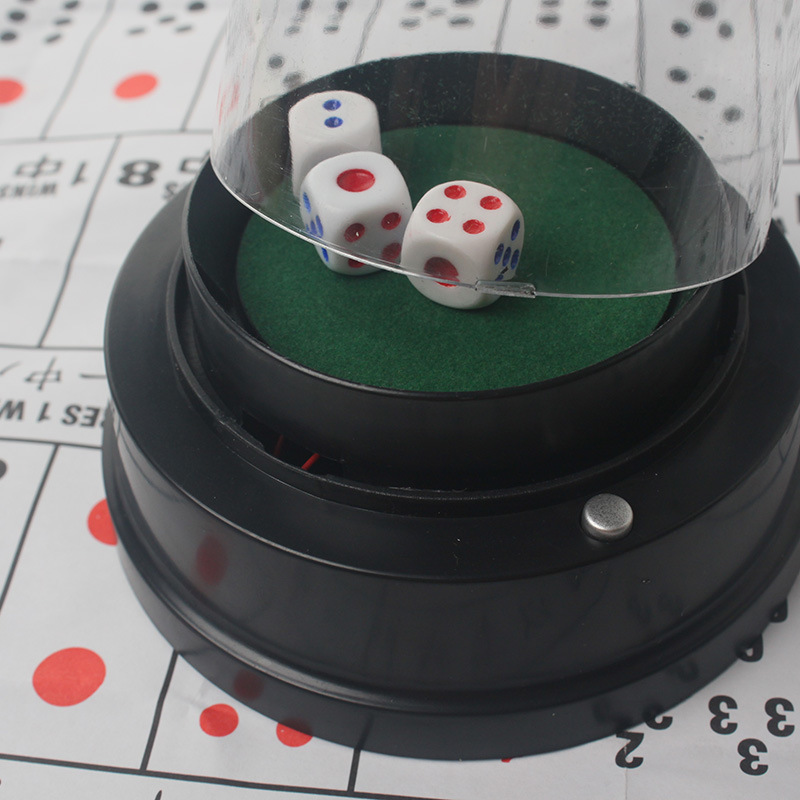 电动摇奖机 骰子电动骰盅 娱乐酒吧酒具 喝酒游戏玩具