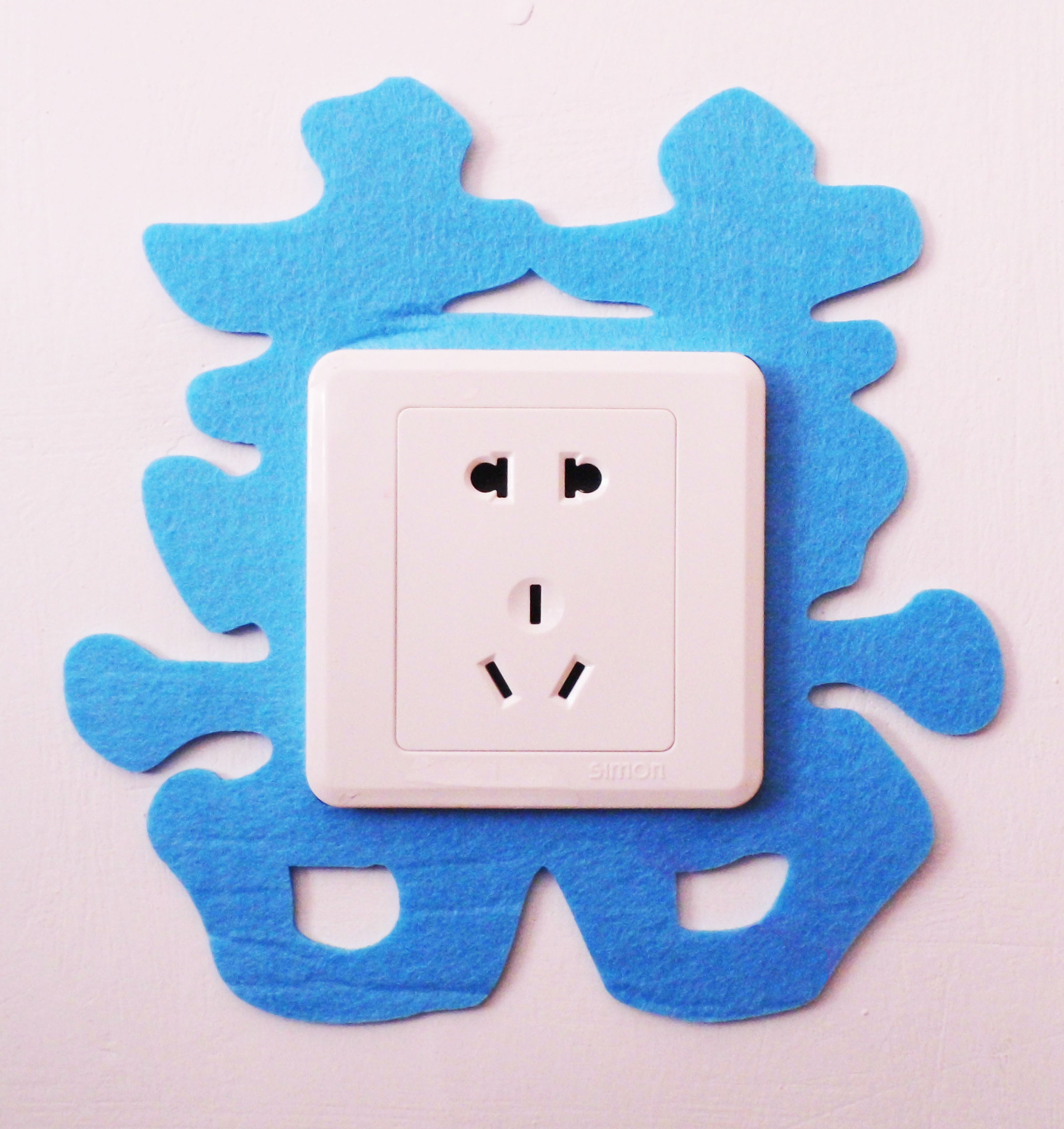 结婚喜庆布艺开关套 高档定做喜字开关套 创意个性开关插座墙贴