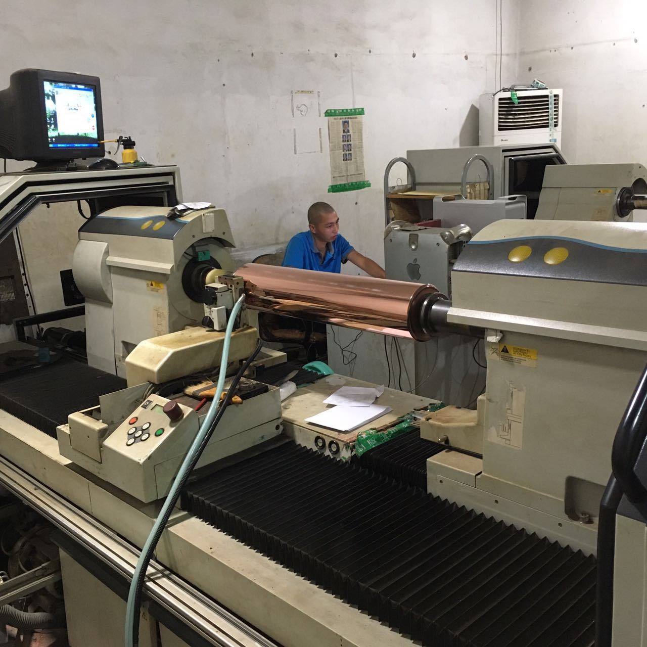 专业生产软包装电雕版辊凹印版辊彩印袋版辊