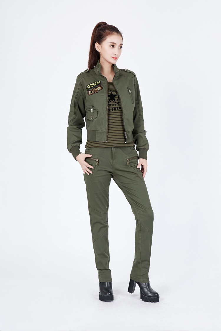 军装套装三件套女装迷彩服户外休闲旅游装水兵舞舞蹈服