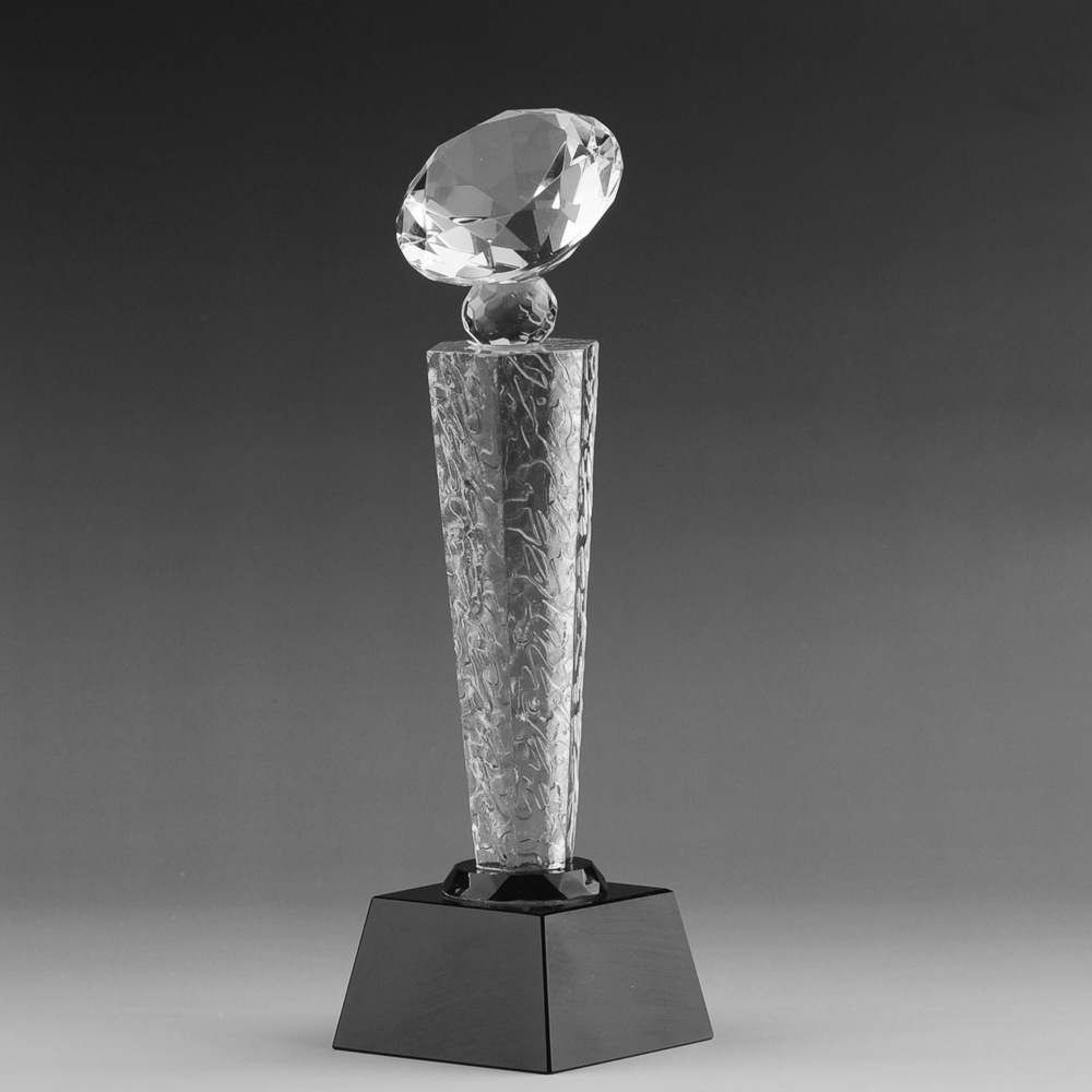 k9水晶奖品 玻璃工艺品 k9水晶工艺品摆件 钻石奖杯