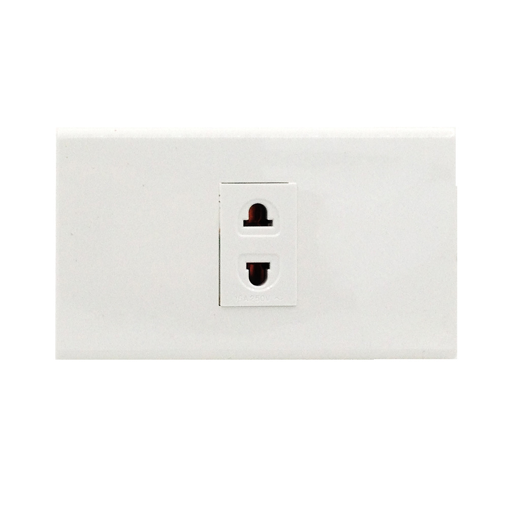 康宝120型泰国式两孔插座面板家用暗装电源开关插座二插2孔