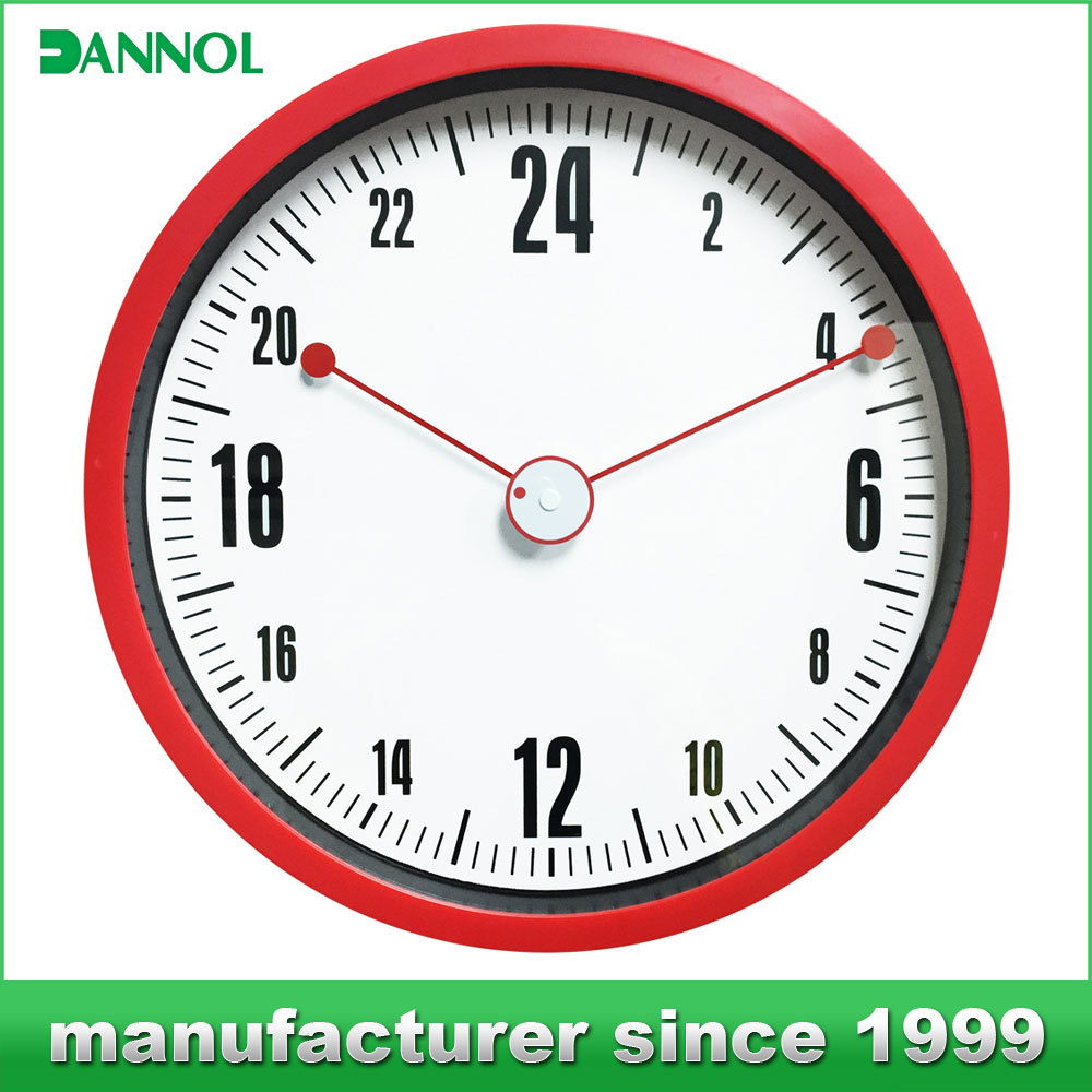 12寸时尚静音创意挂钟 24小时机芯 厂家批发钟表 客厅时钟