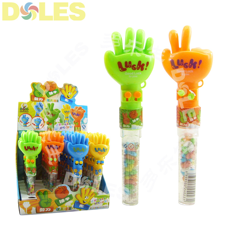 小乐蜂装糖玩具糖石头剪刀布糖果玩具剪锤布幼儿童小玩具实体店