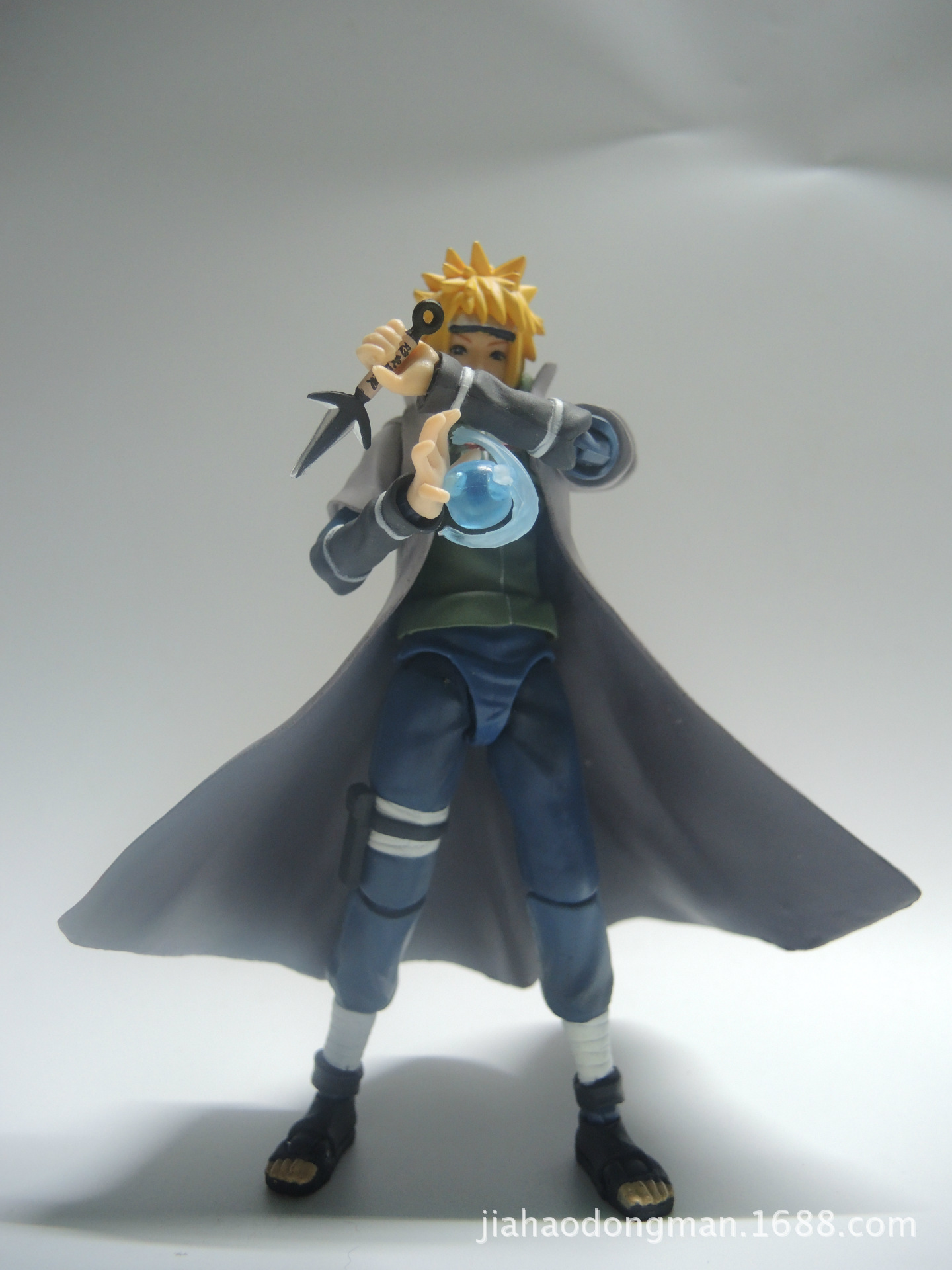 火影忍者 疾风传 四代目 火影 波风水门 魂限定 shf 可动盒装手办