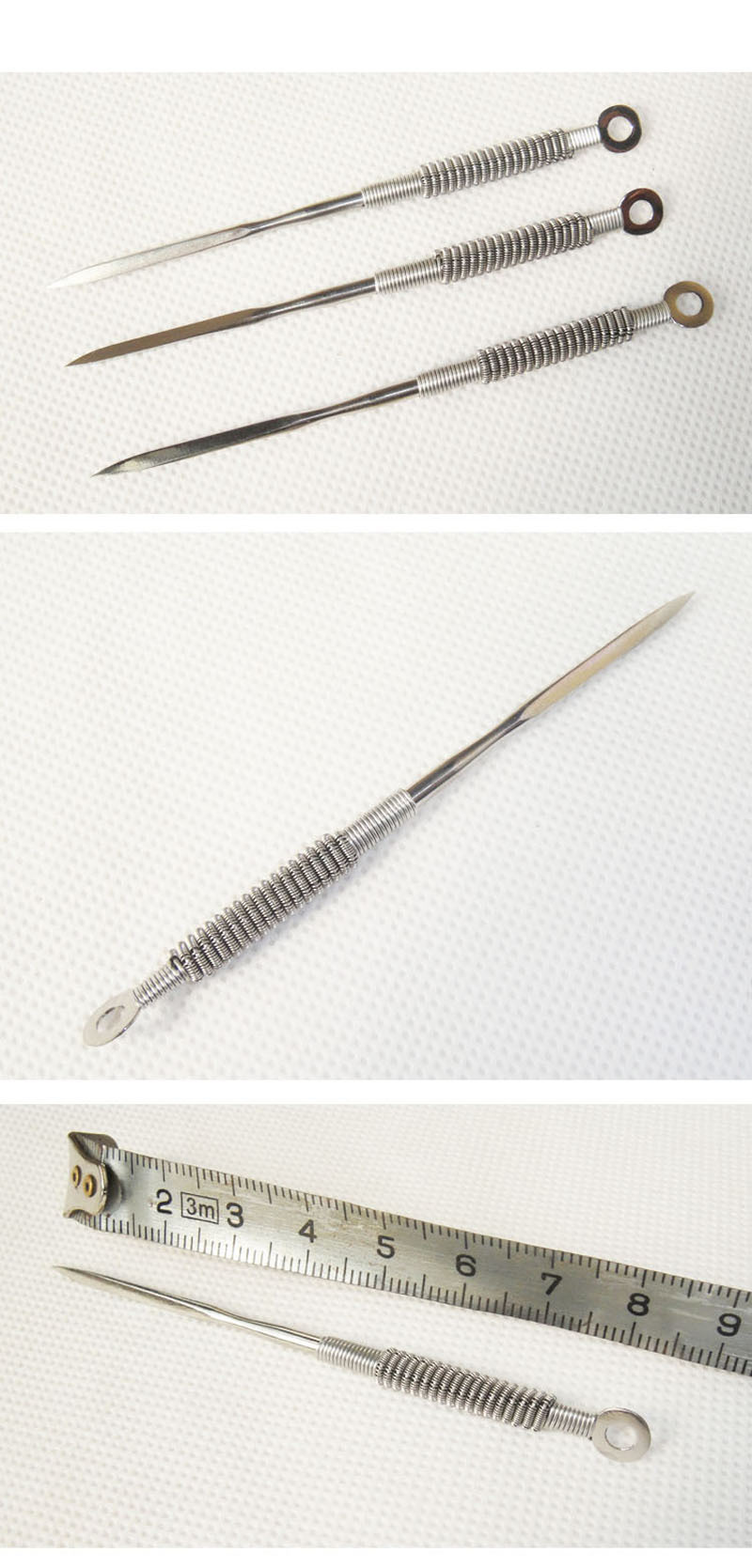 品名:大鹅脖锋针 环柄三棱针 放血针《大中小》此价格为小号价格商品