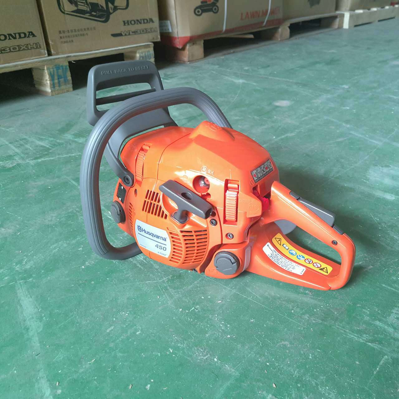 原装富世华胡斯华纳450油锯 汽油锯 园林专业伐木 修枝 18英寸