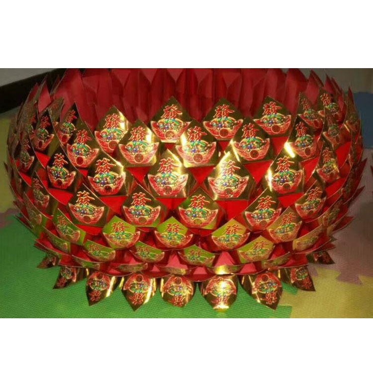 往生莲花片 聚宝盆 1件1万张 顺科殡葬厂家低价促销