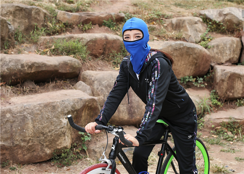 户外运动骑行防晒面罩 夏季防紫外线防沙纯