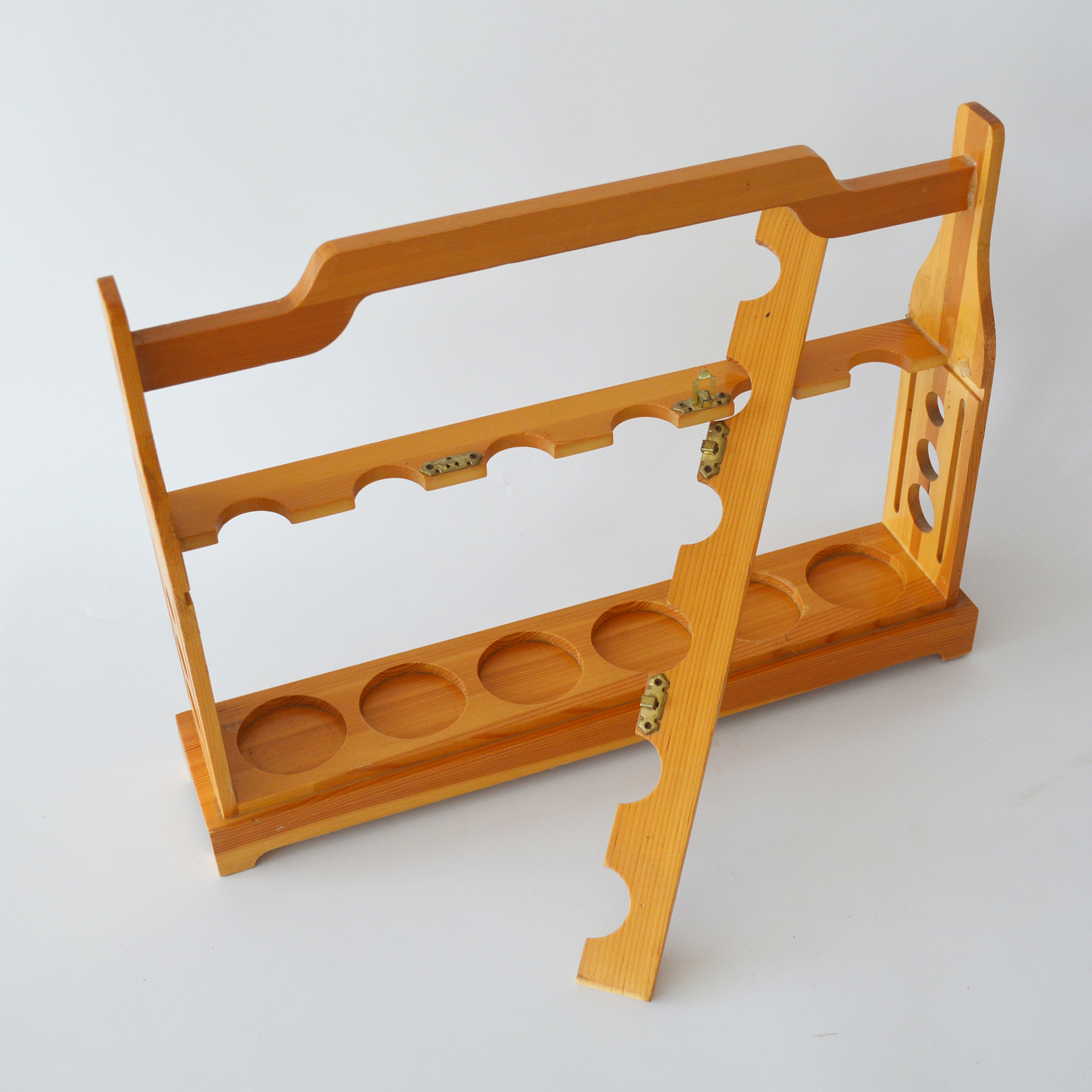 特价木制葡萄酒架红酒架时尚吧台欧式六支酒架家用酒瓶架子工艺