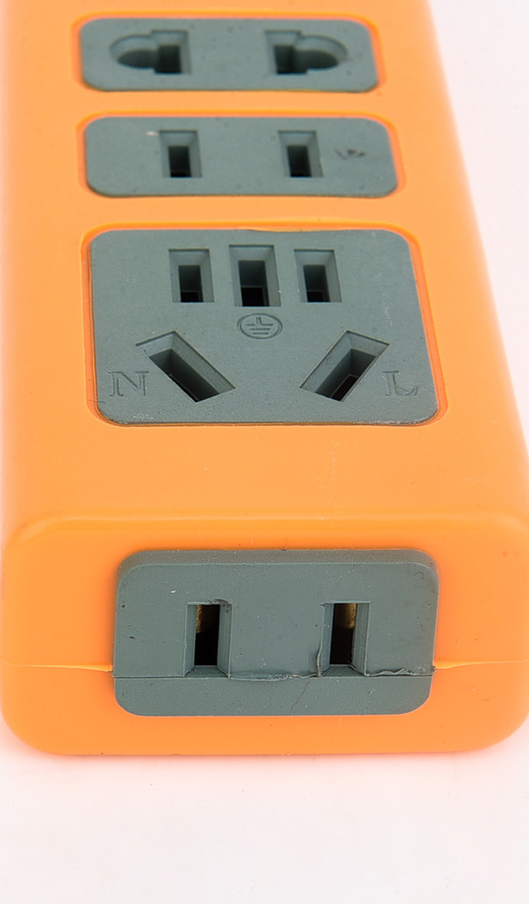 地摊工地电磁炉专用五金批发厂家直销拖线插排 插排 青黄18孔插座