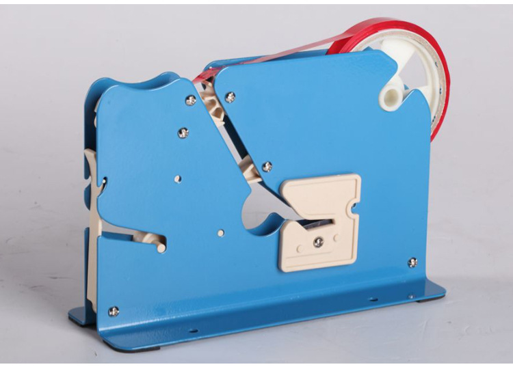 厂家批发超市水果烤漆胶带封口扎口机小型手动连卷袋扎菜