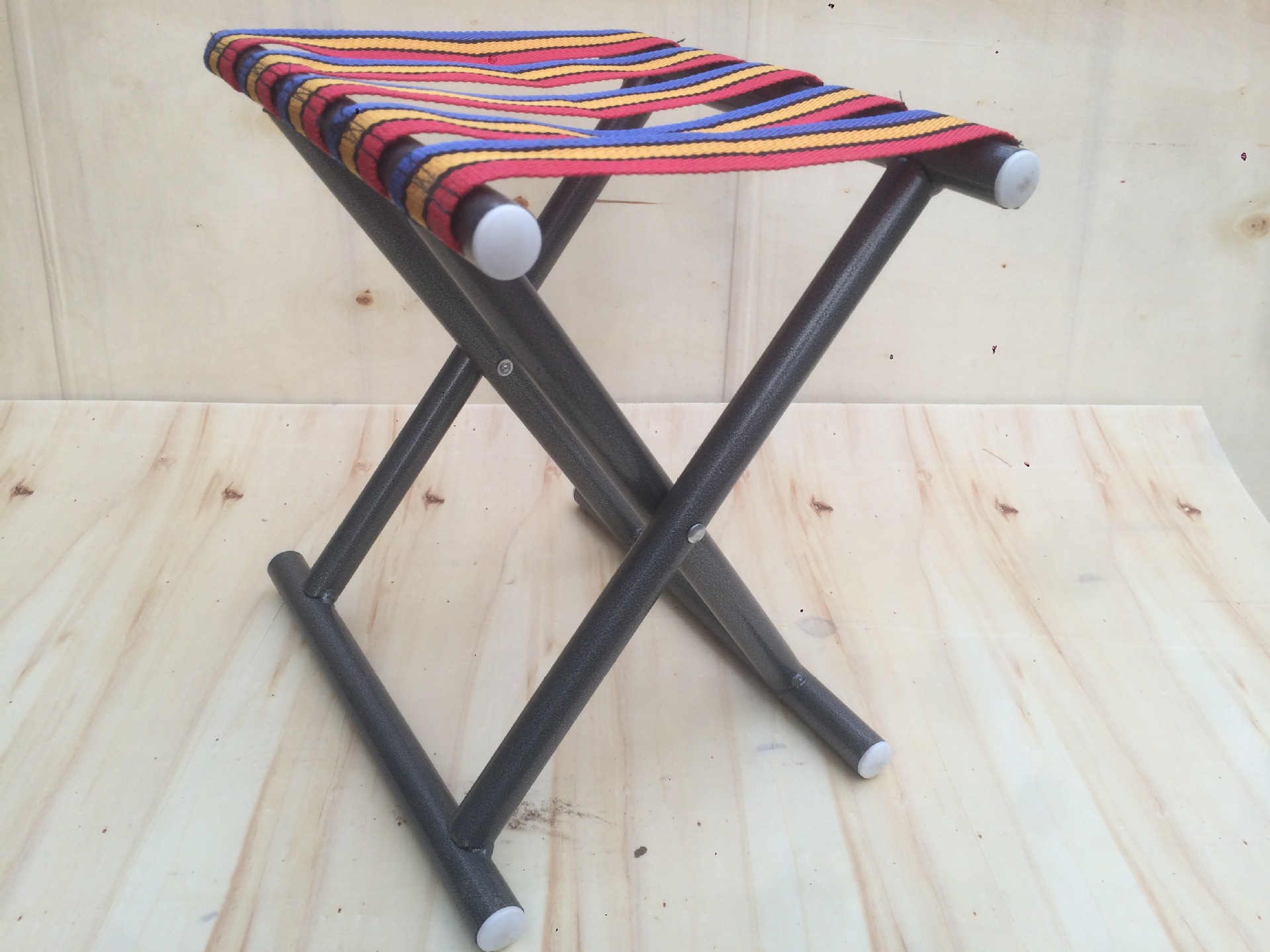 折叠马扎凳椅 加厚钢管马扎 户外用品马扎 军工折叠小椅子