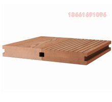 防水耐用的塑木地板 140S35实心塑木户外地板