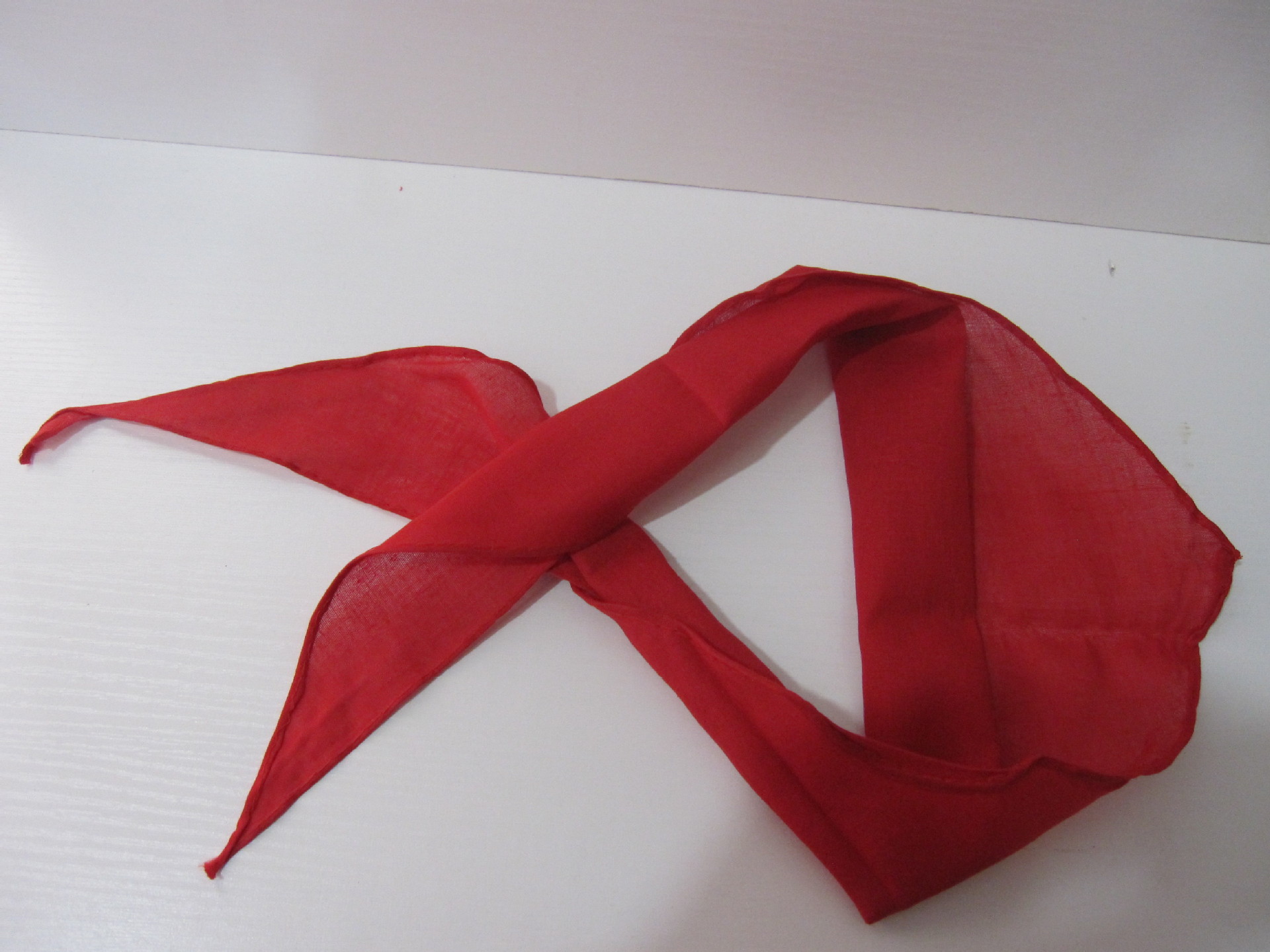 厂家批发全棉布红领巾 少先队小学生红领巾 免打结纯棉红领巾供应