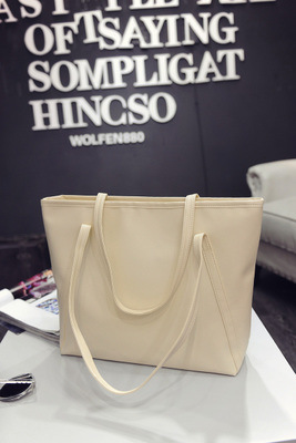 Factory Wholesale Toothpick Pattern Women's Shoulder Bag Korean Simple and Stylish Casual Big Bag Handbag Bag