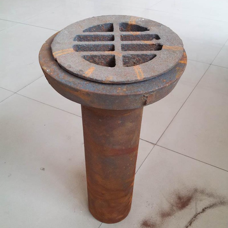 厂家供应 定做桥梁矩形圆形铸铁泄水管 公路泄水孔265*150*42