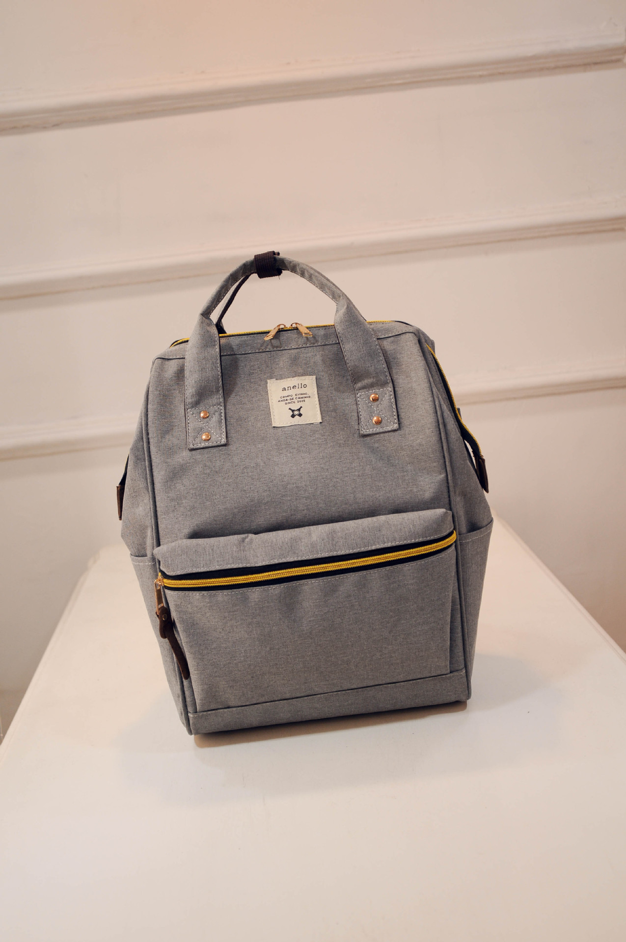 韩国ulzzang双肩包大容量帆布背包学院风印花两用双肩女包