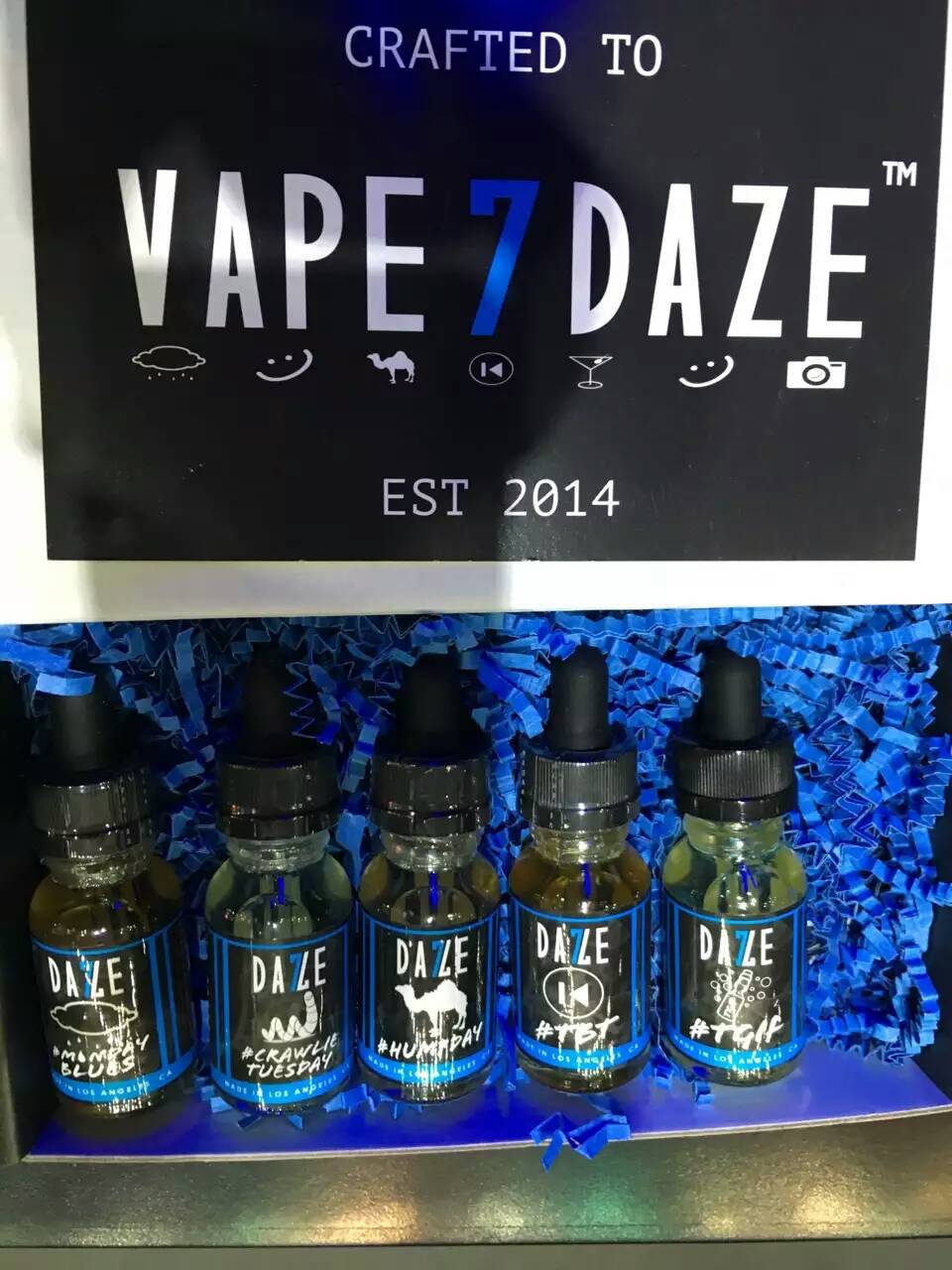 美国 自拍星期天烟油 vape7daze纯正苹果口味电子烟油