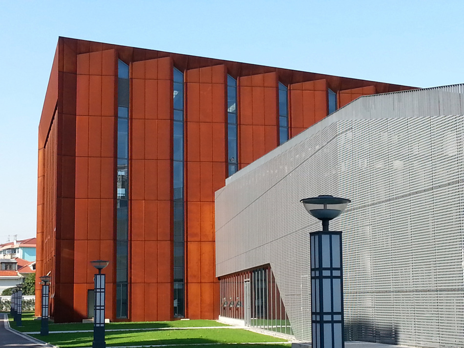 丰众耐候钢板 锈耐候钢幕墙案例耐候钢加工