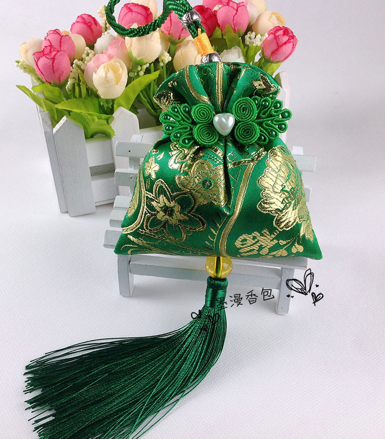 批发驱蚊虫精致端午赠品平安香袋端午节衣柜香包盘扣香囊车挂