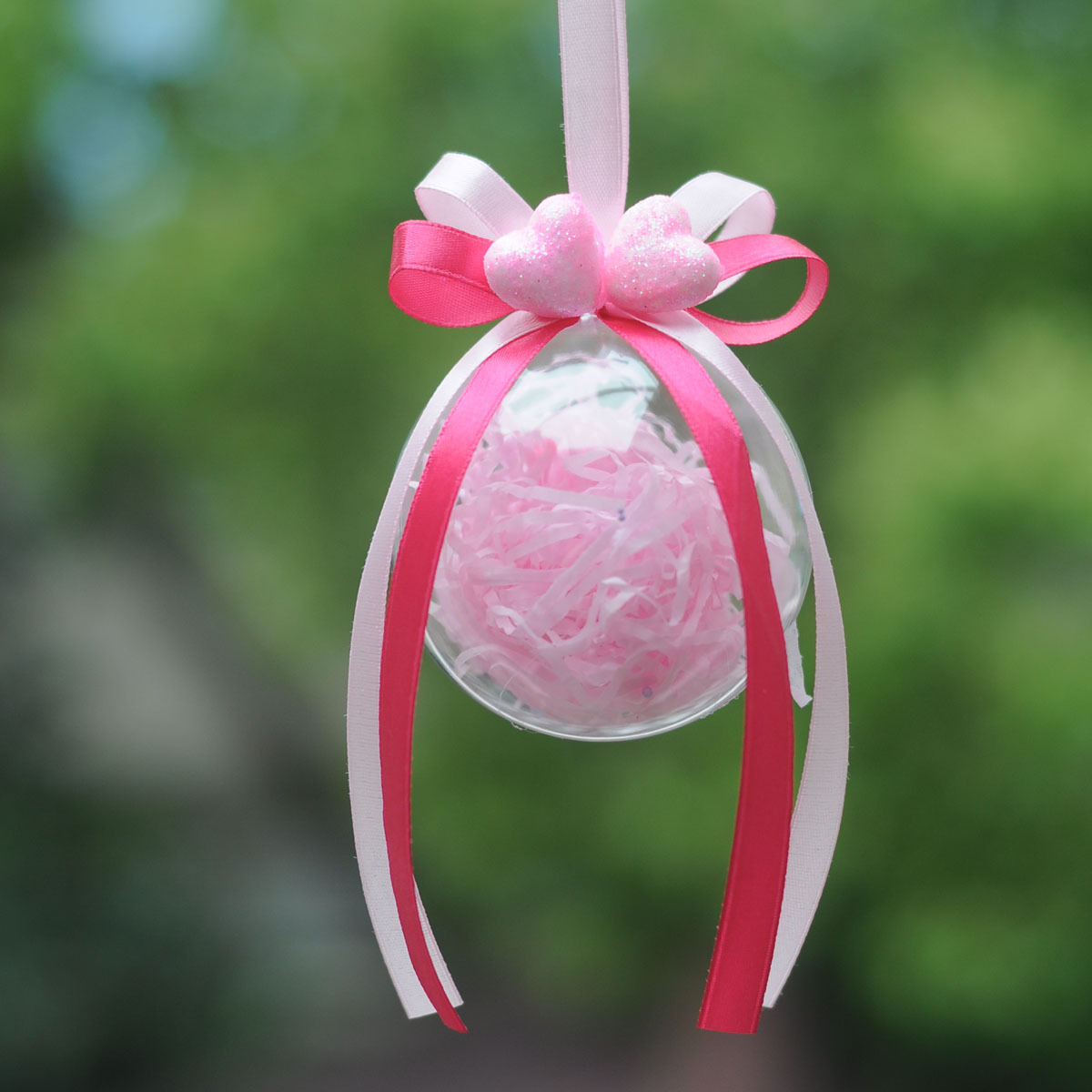 透明塑料空心圆球两半可开合婚庆圣诞商场装饰吊球4/5/6/7/8/10cm