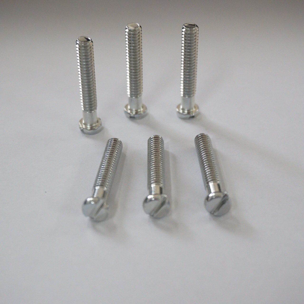 厂家直销 圆柱头一字开槽螺丝钉美制12#-24*31螺栓拉手螺丝