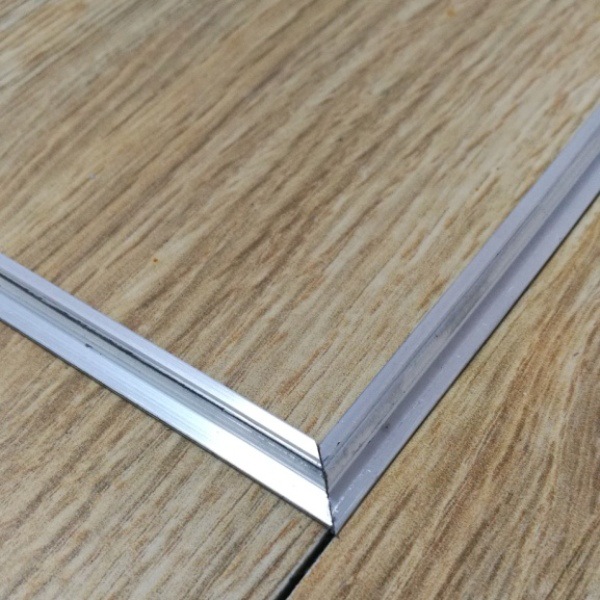 木门用金属条 打胶粘贴 斜口拼接 t型铝压条 倒扣铝装饰条