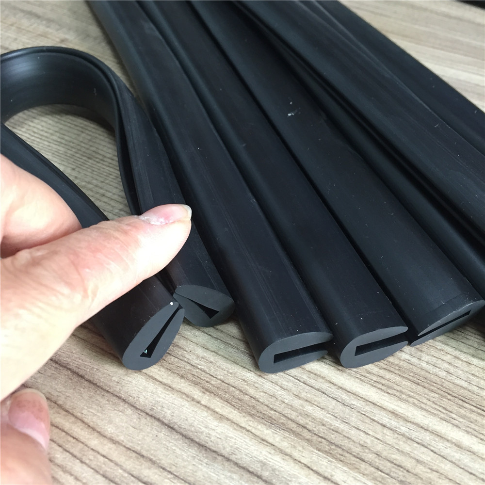 u型玻璃压条 橡胶防护密封条 u型包边胶条 电器机箱柜门封边条