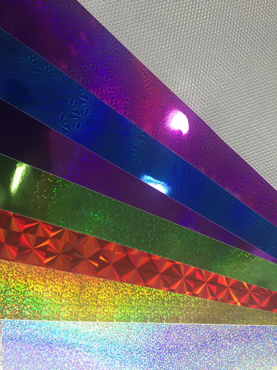 猫眼镭射纸包装礼盒纸贺卡圣诞礼品