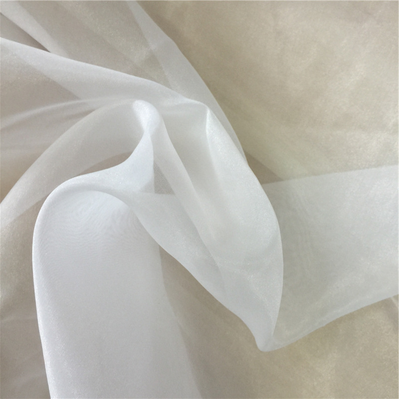 多色现货供应高品质欧根纱薄纱布 绣花刺绣底布 时
