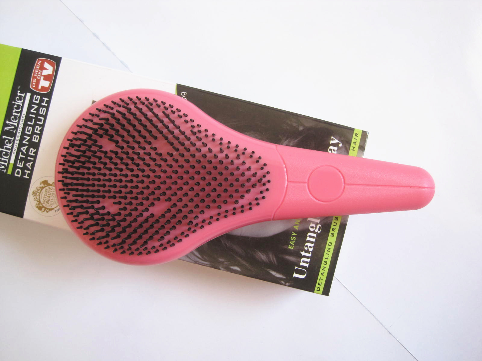 魔发梳_热销外贸michelmercier手柄按摩梳魔发梳 宽齿