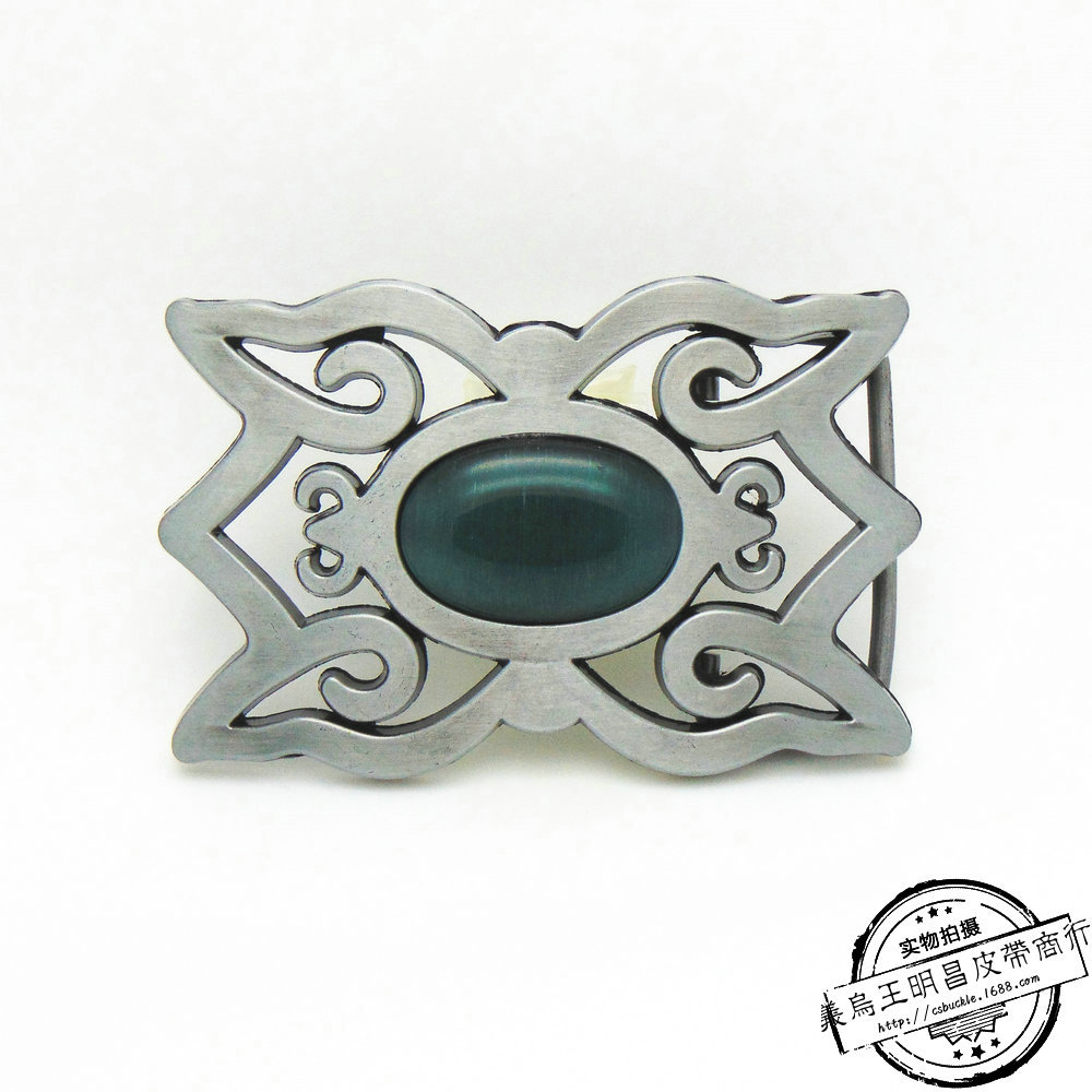 猫眼石皮带扣唐朝花纹皮带扣高档大气扣子厂家直销欢迎来样订做