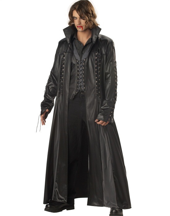 2015新款黑客帝国黑色皮革风衣超大气场杀手服舞台吸血鬼演出服
