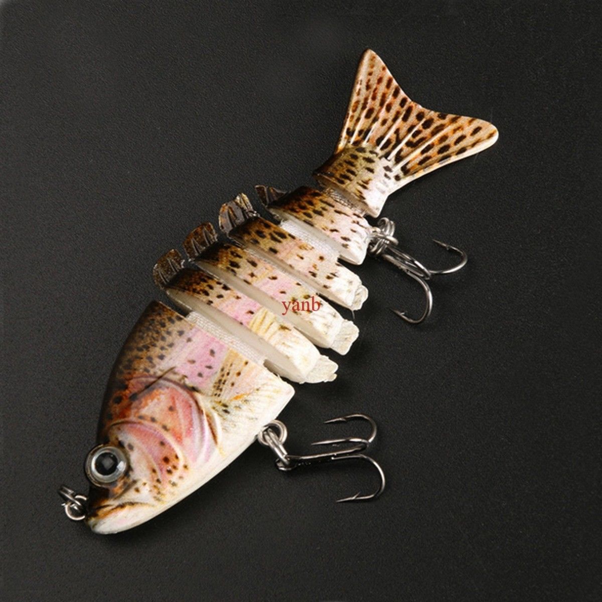 高档路亚饵假饵 7节 海钓硬饵 多节鱼 逼真鱼饵路亚饵