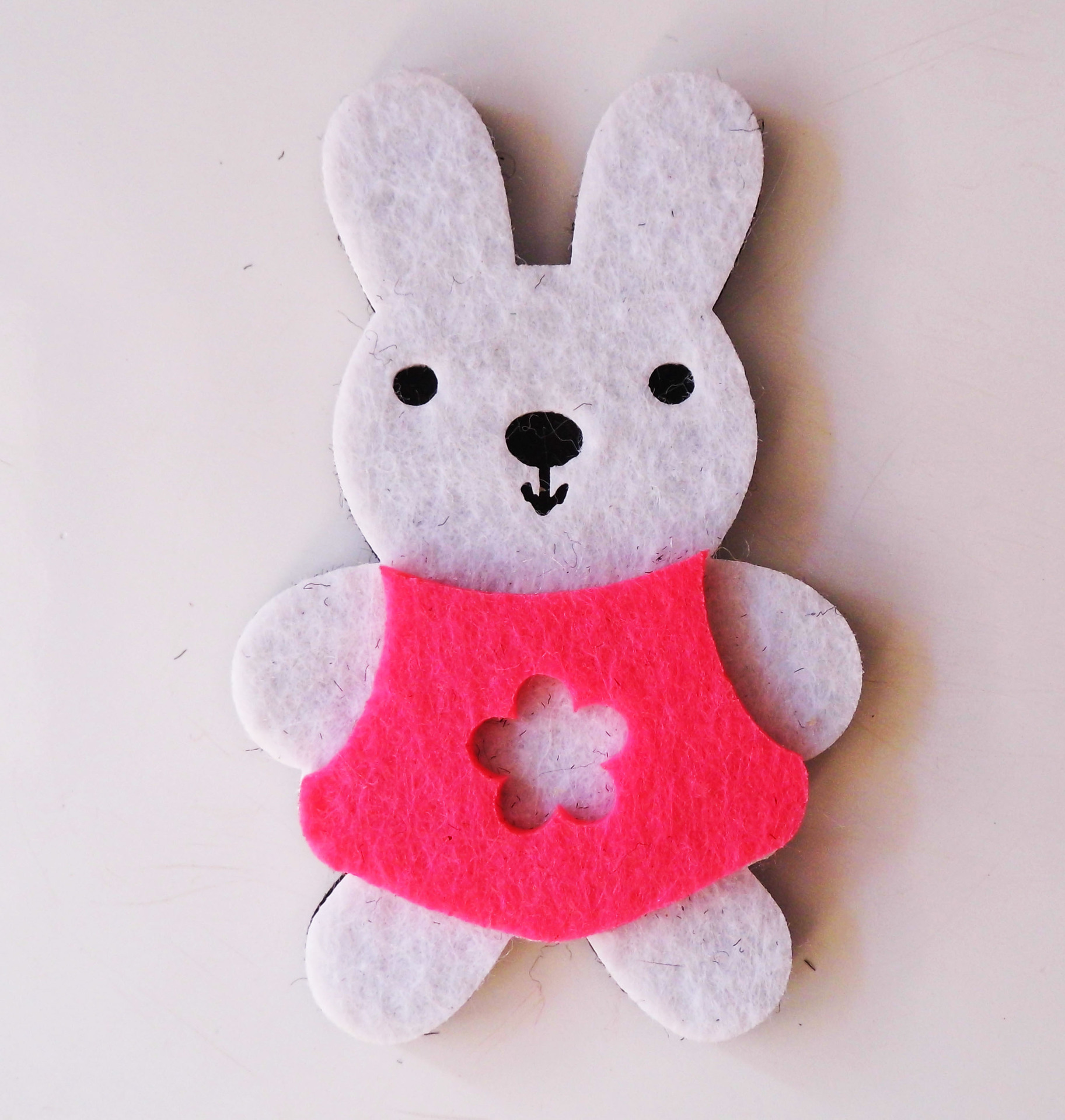 无纺布卡通复活节兔子贴饰happyeaster复活节小兔子饰品配件定制